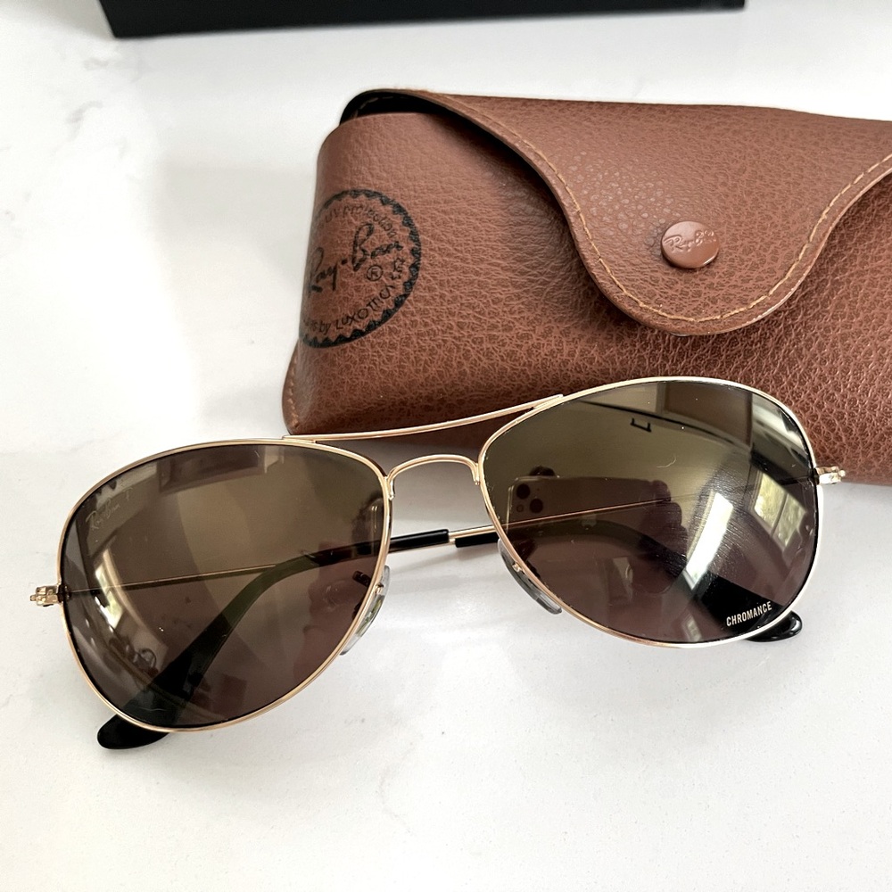 Ray ban cockpit aviator polarized style 3362